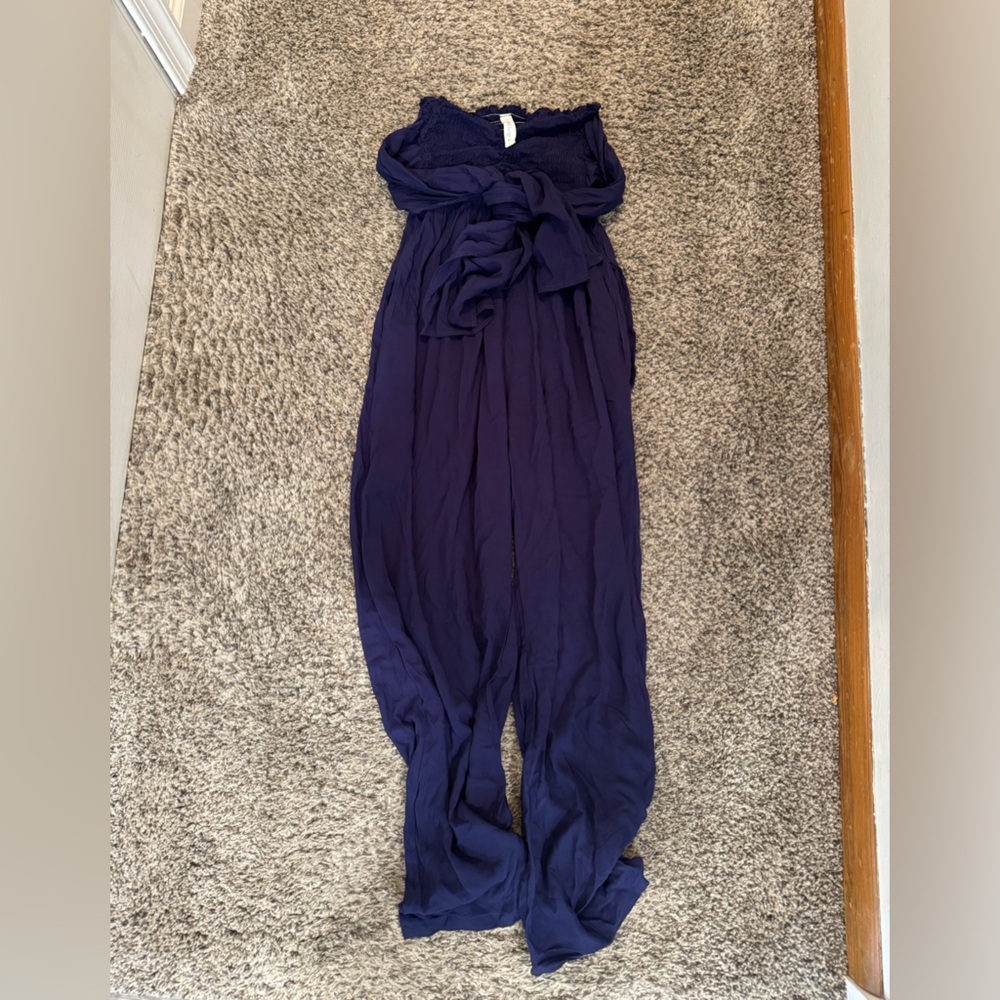 Cool Change purple strapless jumpsuit